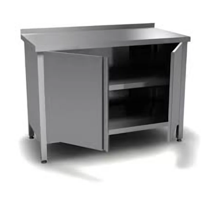 Стол шкаф из нержавейки (Китай) 1000х600х850